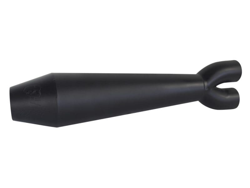 High-performance motorcycle exhaust pipe for Revelry Motorcycles in Australia.