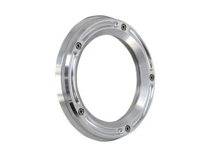 Aluminium motorcycle wheel spacer for enhanced stability | Revelry Motorcycles.