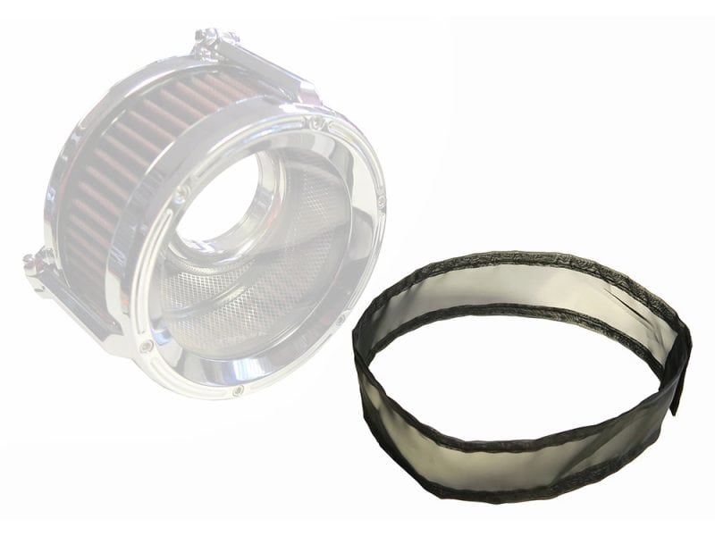 High-performance motorcycle air filter and cleanable filter element for Revelry Motorcycles.