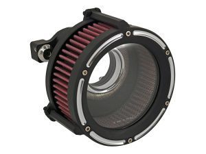High-performance motorcycle air filter for Revelry Motorcycles, durable and enhances engine efficiency.