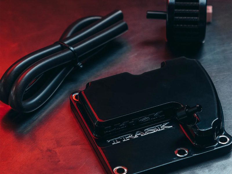 High-performance motorcycle ignition switch and wiring for Revelry Motorcycles.