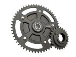 High-performance motorcycle sprockets for smooth gear shifting and durability.