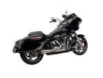 Vast black touring motorcycle with custom Harley-Davidson engine, saddle bags, and advanced touring features.