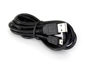 Extended USB power cable for motorcycles and accessories.