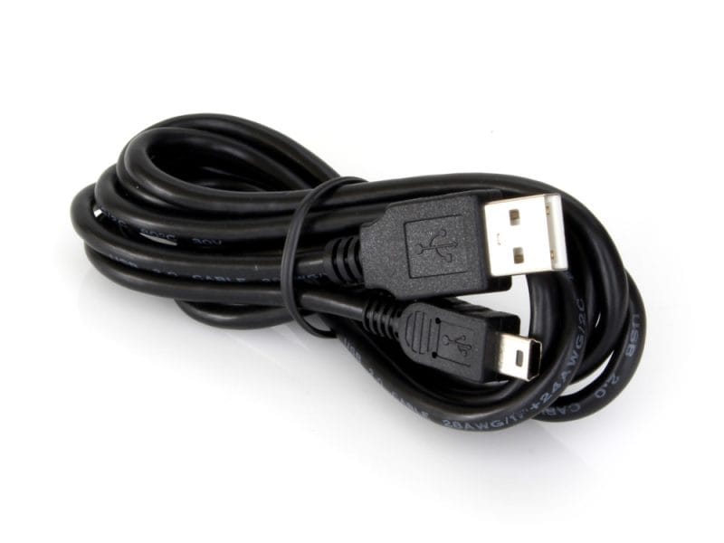 Extended USB power cable for motorcycles and accessories.