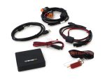 Cables and electronic accessories for Revelry Motorcycles, including wiring harnesses and security passes.
