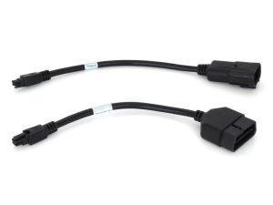 Flexible motorbike wiring adaptor for Revelry Motorcycles custom accessories.