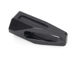 High-quality motorcycle chain guide block for Revelry Motorcycles, durable black alloy.