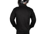 Black motorcycle jacket for men, perfect for riding and style.