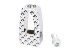 Aluminium motorcycle footrest cleat with bolt for Revelry Motorcycles.