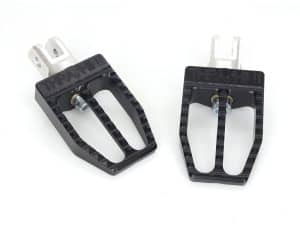 Enhanced motorcycle foot pegs for Harley Davidson bikes | Revelry Cycles.