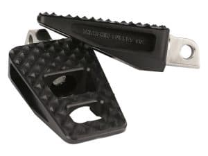 High-performance motorcycle gas pedal and footrest anti-slip grip, durable and lightweight.