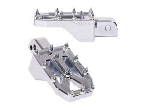 High-performance Revelry motorcycle foot pegs, durable aluminium pedal accessories for biking enthusiasts.
