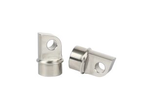 Thrashin Front or Rear Footpeg Mounts - Raw. Fits Most Male Mount Applications