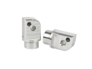 Thrashin Rear Footpeg Mounts - Raw. Fits Softail 2018up Rear Passenger