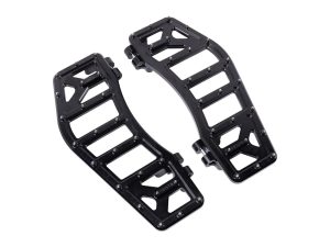 Aggressor Rider Floorboards - Black. Fits Touring 1980up, FL Softail 1986-2017 & Dyna Switchback 2012-2016