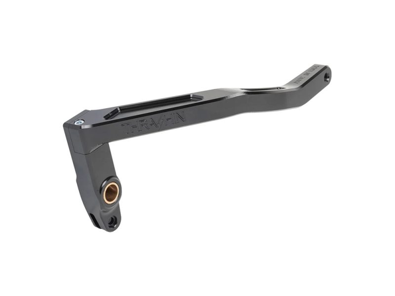 Brake Pedal Arm - Black. Fits Dyna 1999-2017 with Mid Controls. Aluminium motorcycle footrest for Revelry Motorcycles, designed for durability and style.