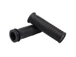 Rubber motorcycle handlebar grips for Revelry Motorcycles, durable and comfortable.