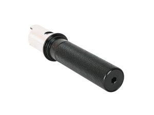 Black motorcycle clutch lever grip for Revelry Motorcycles Australian bike enthusiasts.