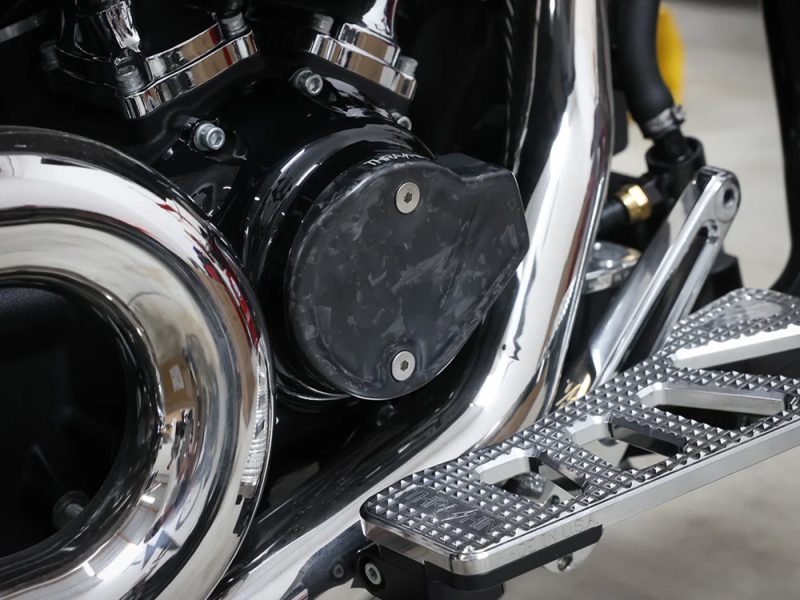 High-performance Revelry Motorcycles custom engine parts and accessories, designed for optimal power and style.