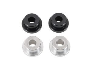 Solid Handlebar Mount Kit - Black & Raw. Fits Big Twin 1973-2017 & Sportster 1973-2003