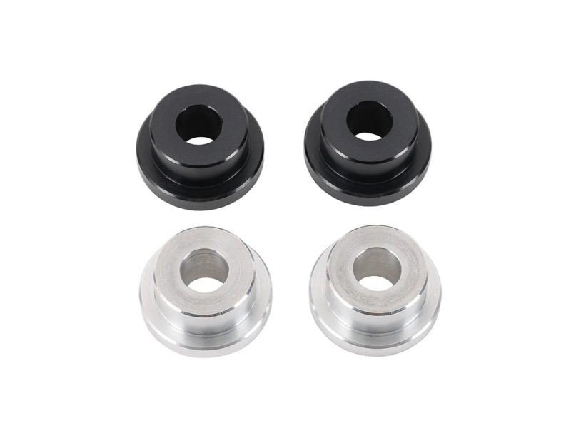 Solid Handlebar Mount Kit - Black & Raw. Fits Big Twin 1973-2017 & Sportster 1973-2003