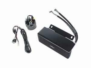 High-performance motorcycle voltage regulator and wiring kit for Revelry Motorcycles Australia.