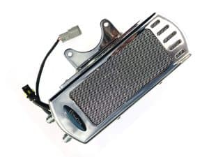 High-performance motorcycle radiator for optimal cooling and engine efficiency.