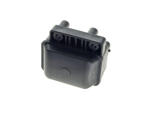 Compact motorcycle electronic component for Revelry Motorcycles, perfect for custom bike builds.