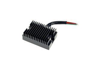Aluminium motorcycle rectifier regulator for Revelry Motorcycles, high-performance OEM replacement.
