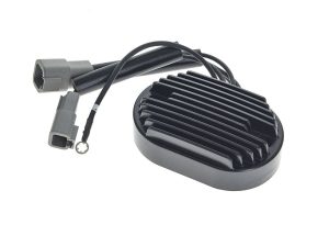 High-performance motorcycle voltage regulator and rectifier for Revelry Motorcycles.