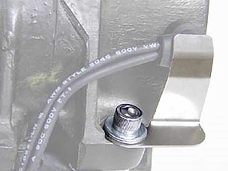 Stator Plug Retainer - Stainless Steel. Fits Big Twin 1970-1999 Oil drain plug for motorcycle engine, aluminium cycle part, Revelry Motorcycles Australia.