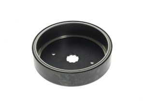 Heavy-duty motorcycle wheel rim for custom Revelry Motorcycles builds.