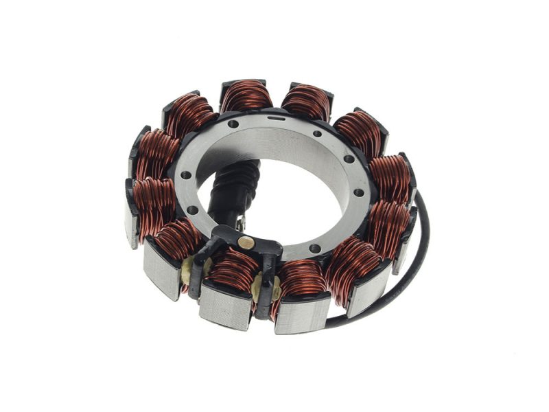 Stator. Fits Touring 1997-1998 High-performance motorcycle stator coil assembly for Revelry Motorcycles in Australia.