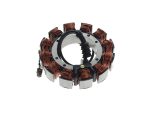 High-performance motorcycle stator coil for Revelry Motorcycles and custom builds.