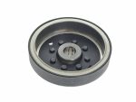 High-quality motorcycle rear pulley wheel for Revelry Motorcycles.
