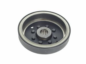 High-quality motorcycle rear pulley wheel for Revelry Motorcycles.
