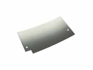 Aluminium motorcycle part plate for Revelry Motorcycles in Australia.