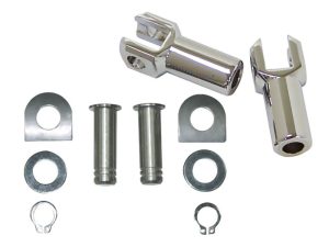 Footpeg Mount Clevis Set. Fits Softail 2007-2017
