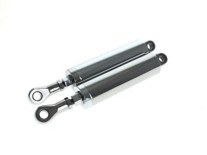 High-performance motorcycle shock absorbers for Revelry Motorcycles Australia.
