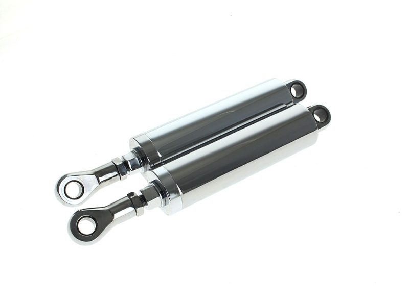 Rear Shock Absorbers - Chrome. Fits Softail 1984-1999 High-performance motorcycle shock absorbers for Revelry Motorcycles Australia.