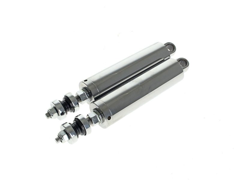 Rear Shock Absorbers - Chrome. Fits Softail 2000-2017 High-performance motorcycle shock absorbers for Revelry Motorcycles in Australia, durable and reliable.