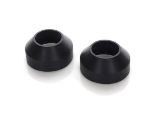 35mm Showa Forks Boots - Black. Fits H-D 1975-1987 with Narrow Glide Front End.