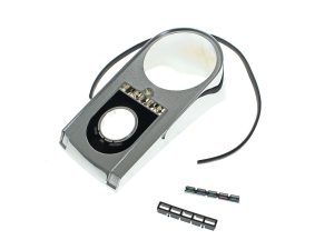 High-performance motorcycle fuel gauge with digital display for Revelry Motorcycles.