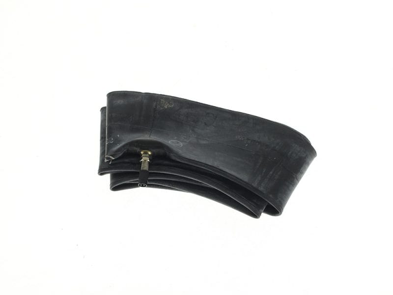 Inner tube for motorcycle tyres, black rubber, presta valve, compatible with Revelry Motorcycles.