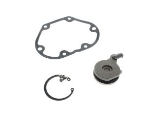 Genuine motorcycle engine repair kit with gasket, clip, and roller for Revelry Motorcycles.