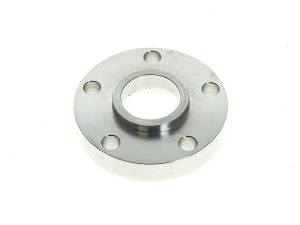 High-quality stainless steel motorcycle wheel hub for Revelry Motorcycles.