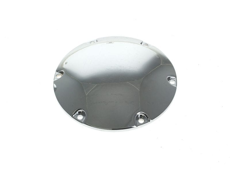 Chrome motorcycle hub cap with mounting holes – Revelry Motorcycles accessories Australia.