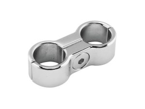 High-quality motorcycle handlebar clamp for Revelry Cycles bikes, durable metal construction.