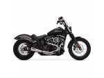 2-into-1 Upsweep Exhaust - Stainless Steel. Fits Softail 2018-2024 Non-240 Tyre Models